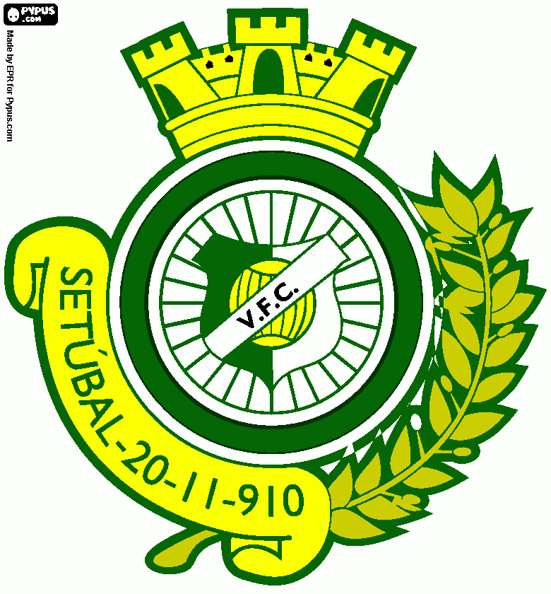 vitoria setubal para colorear