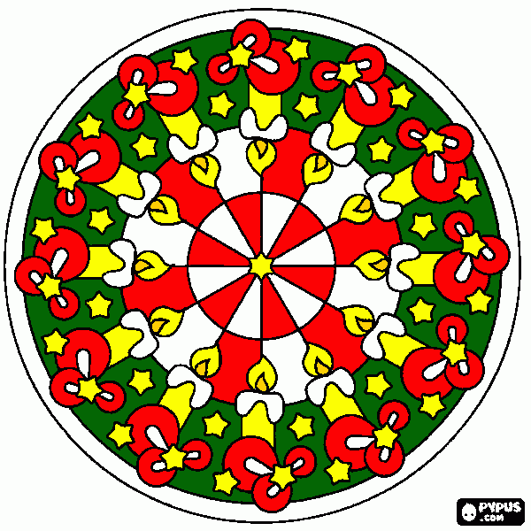 vitral para colorear
