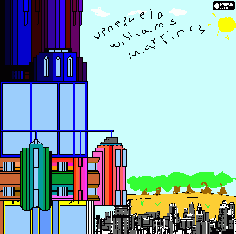 williams martinez para colorear