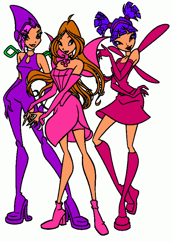 winch club para colorear
