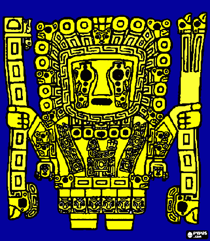 wiracocha el d para colorear wiracocha el d para imprimir para imprimir