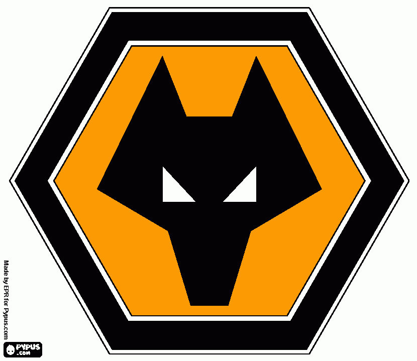 wolverhampton para colorear