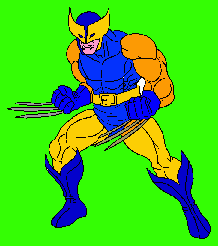 Wolverine for Santi para colorear
