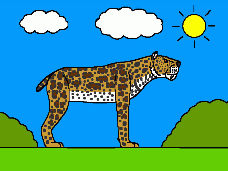 xenosmilus para colorear