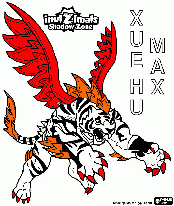 xue  hu para colorear