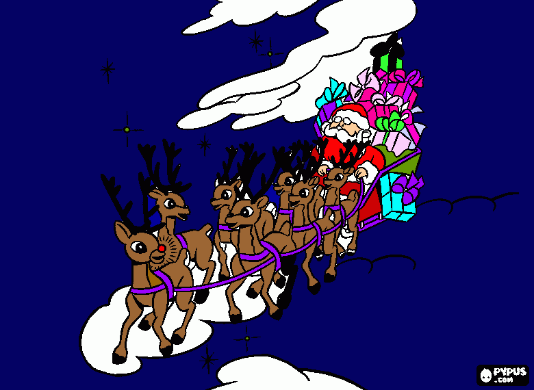 Ya llega la navidad para colorear