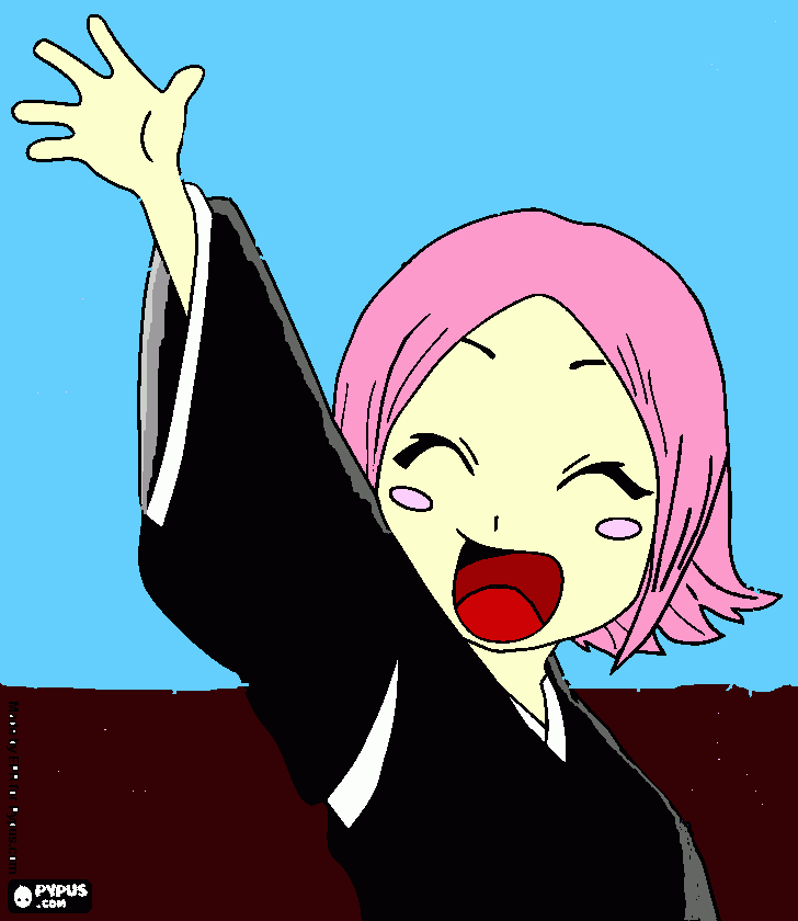 Yachiru kusajishi para colorear
