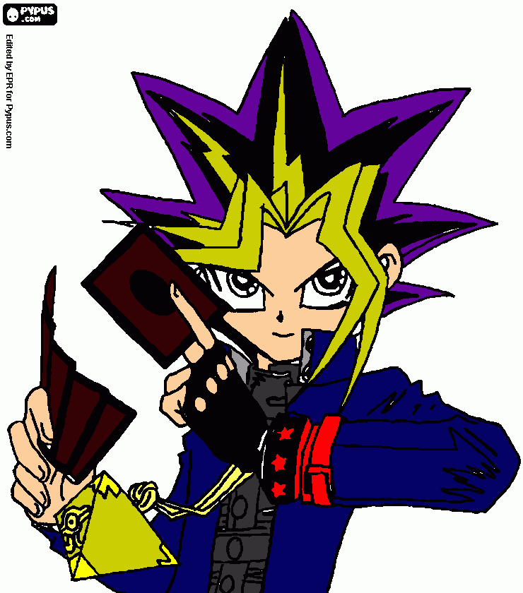  yami yugi para colorear
