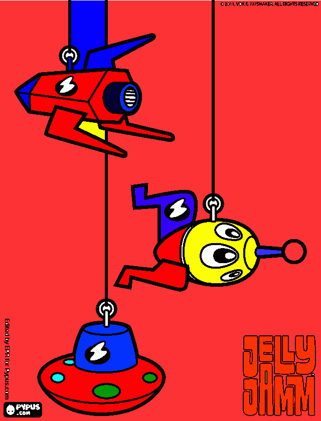 YELLY JAM para colorear