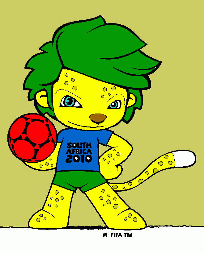 zakumi para colorear