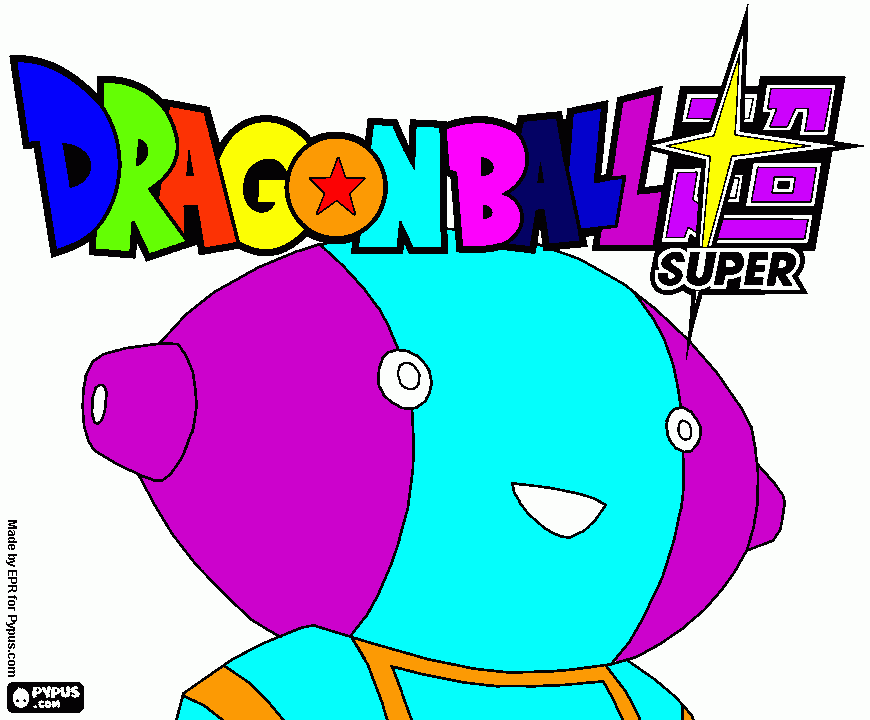ZENO SAMA EL SER MAS PODEROSO DE LOS UNIVERSOS para colorear
