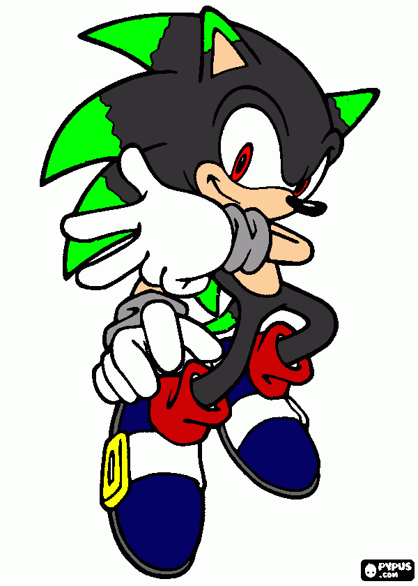 Zero The Hedgehog 1 para colorear