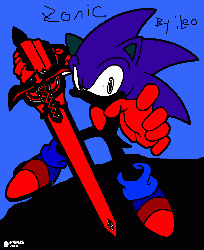 ZONIC para colorear