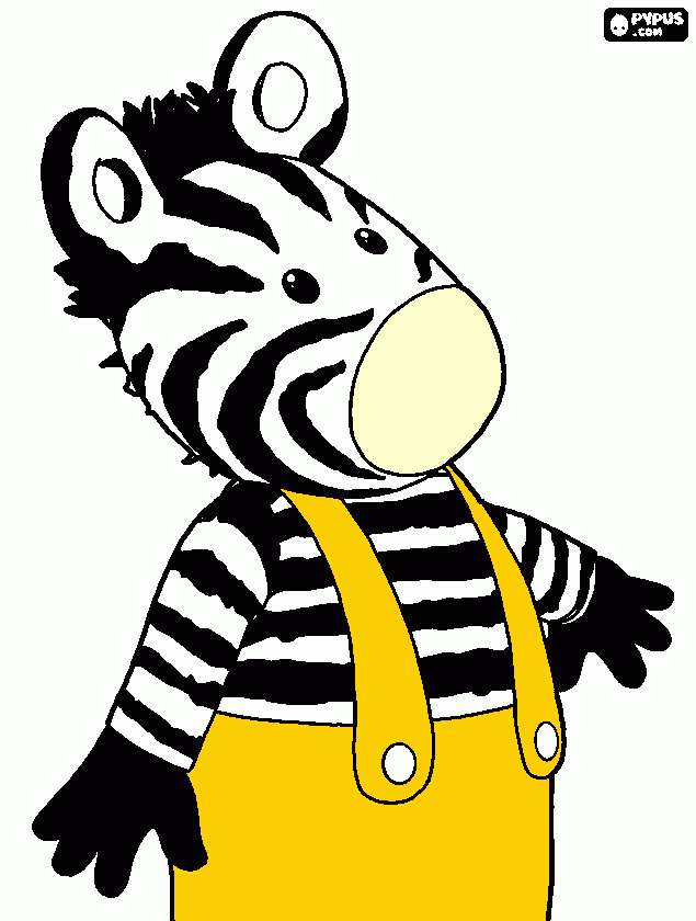 zou para colorear