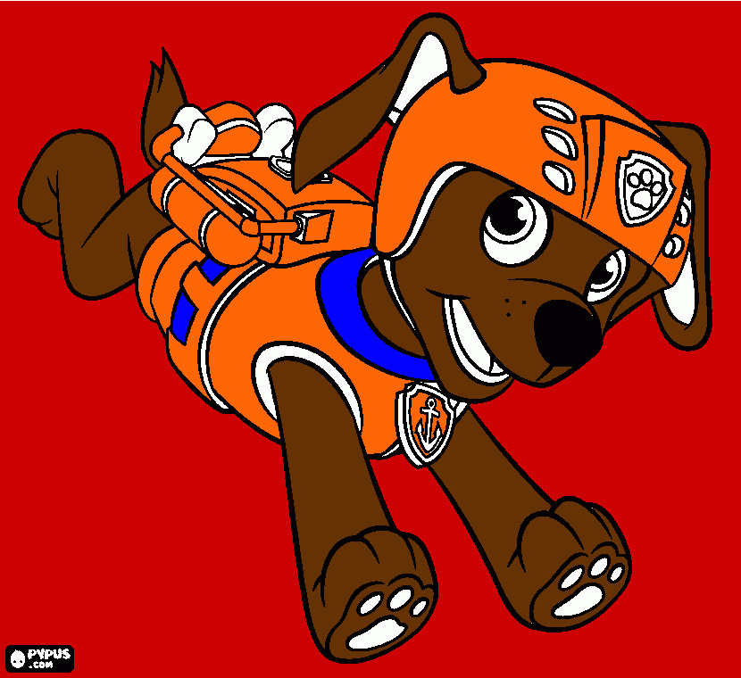 Zuma Pablo para colorear