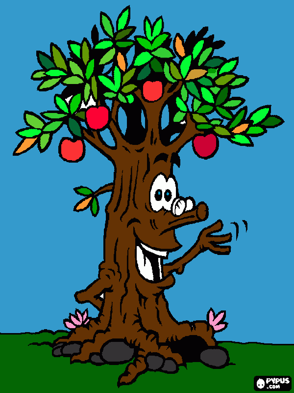 Árbol Geniológico para colorear