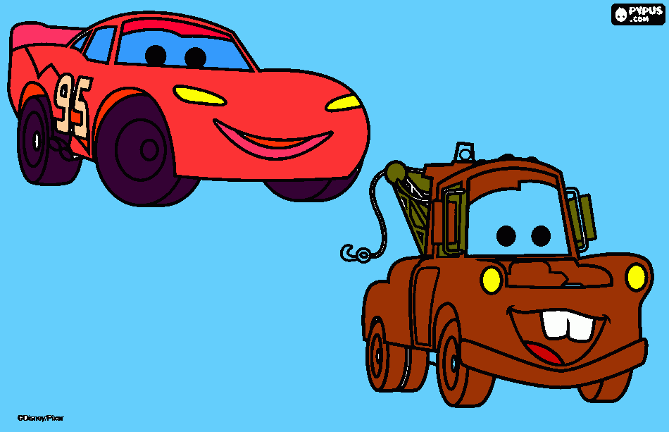 çcars para colorear
