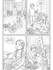 Ejemplo de página del libro para colorear