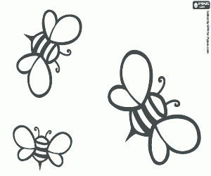Colorear Abejas, las productoras de miel