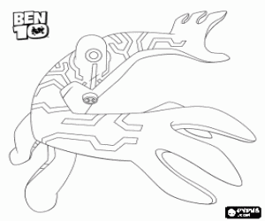 Colorear Actualizador, alien de Ben 10