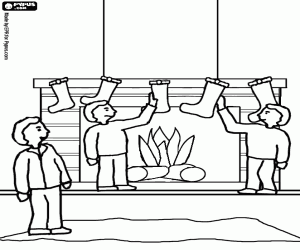 Colorear Adornos de Navidad en el hogar