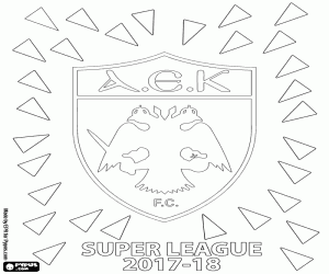 Colorear AEK Atenas, Super League 2017-18
