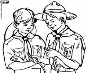 Colorear El aprendizaje de los nudos