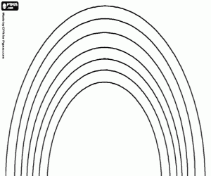 Colorear Arco iris completo