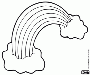 Colorear Arco iris irlandés