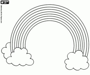 Colorear Arco Iris