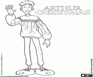 Colorear Arthur Christmas