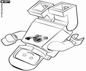 Colorear Astronauta Benny en ingravidez