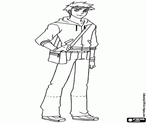 Colorear El atractivo joven Blaine