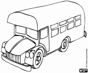 Colorear Autobus antiguo