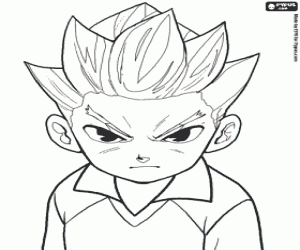 Colorear Axel Blaze, Inazuma Eleven