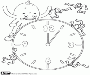 Colorear El año nuevo con Pypus