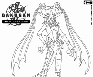 Colorear Bakugan Elfin de Marucho