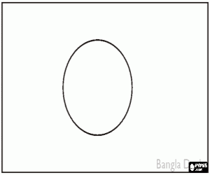 Colorear Bandera de Bangladesh o Bangladés