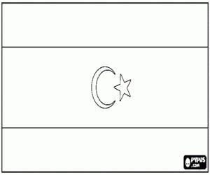 Colorear Bandera de Libia, 2011