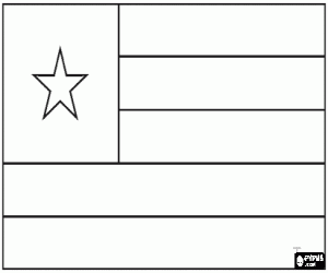 Colorear Bandera de Togo
