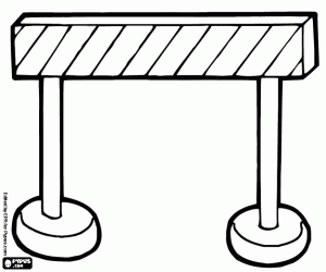 Colorear Barrera de seguridad