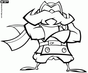 Colorear Barón Negro, personaje antagonista