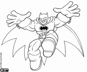 Colorear Batman, Super Friends