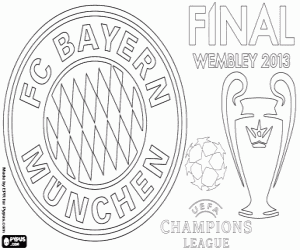 Colorear Bayern Múnich, Champions 2012-13