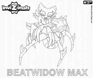 Colorear Beatwidow Max, Invizimals