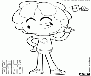 Colorear Bello,el niño con más curiosidad