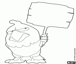 Colorear Belzoni, el loro de Tad Jones