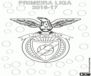 Colorear Benfica Lisboa, campeón 2016-17