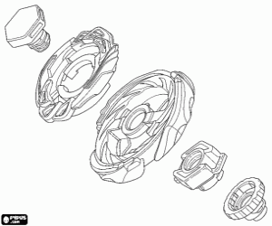 Colorear Beyblade Metal Fusion