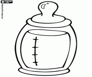 Colorear Un biberón para alimentar